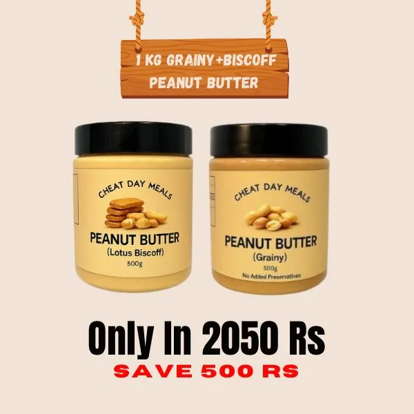 Peanut Butter Duo โ Grainy & Lotus Biscoff